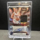 2023-24 Panini Select Basketball Tyler Herro Auto Mem Prizm #AM-TYL /149