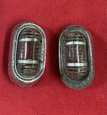 1954 Pontiac Reverse Light Pair Chrome Bezel W Lens