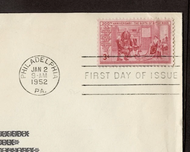 CVR wDUAL INFO. ILLUST.CAMPBELLS SOUP AD + BETSY ROSS FDC inc. RETURN TO WRITER - Image 3 of 4