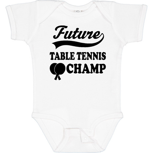 Body bambino Inktastic ping pong Future Champ hobby giocatore bambino pezzo unico - Foto 1 di 9