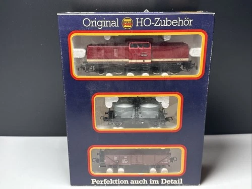 Spur H0 DDR PIKO 5/0724 Zugpackung Güterzug BR110 025-4 Diesellok TOP& DC #3