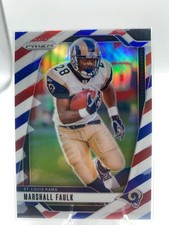 2024 Panini Prizm - Marshall Faulk #299 Red White &amp; Blue Prizm