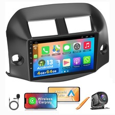 4G 64G Car Radio Stereo for Toyota RAV4 2007-2012, Wireless Carplay Android A...
