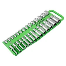  23117 3/8" Drive Portable Magnetic Socket Organizer Tray, 3/8 Inch Drive