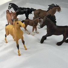 Schleich Safari Breyer Reeves Model Toy Horses Lot Clydesdale Mare Andalusian