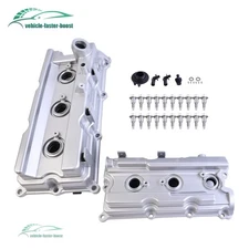 Left&Right Aluminum Valve Cover for NISSAN Frontier Pathfinder Xterra NV1500 4.0