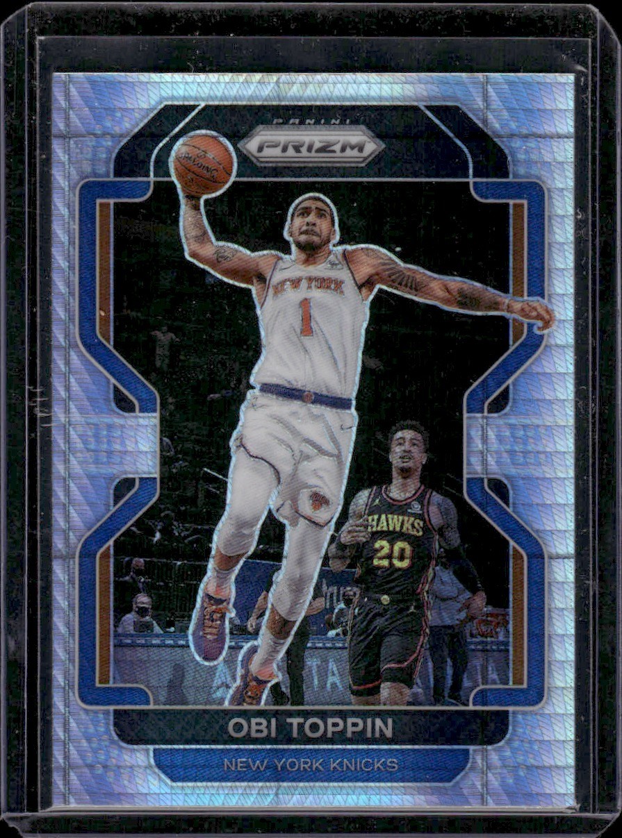 2021-22 Panini Prizm #141 Obi Toppin Silver