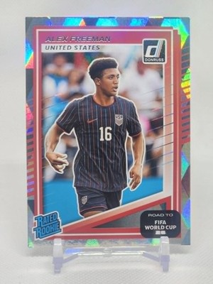 2025-26 Donruss Road to FIFA World Cup Alex Freeman Rated Rookie Cubic #202