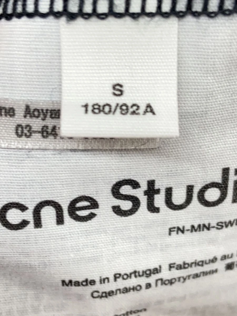 Felpa con cappuccio e zip Acne Studios nera S usata