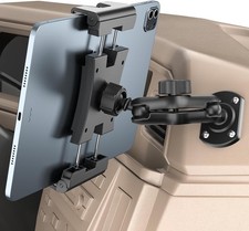 Tablet Holder for Car Upgraded 5-13" Clamp Drilling Base Mount Black Set