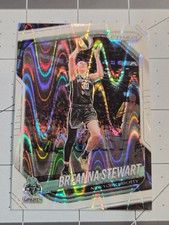2025 Panini Prizm WNBA - Breanna Stewart #26 White Seismic Prizm