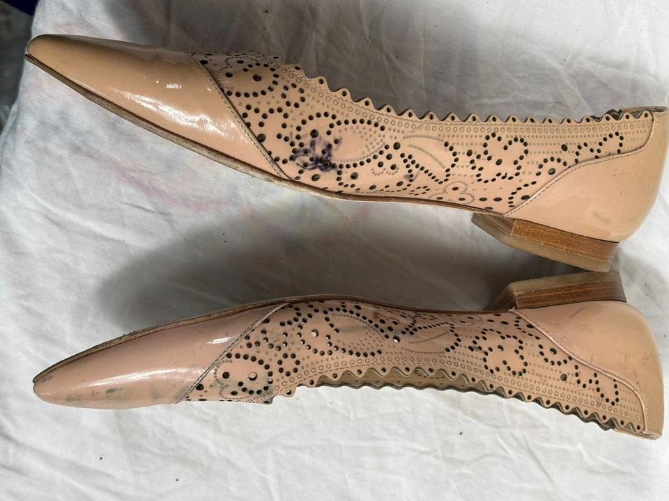 Zapatos planos sin cordones LK Bennett London Becka para mujer talla 40 EE. UU. 9,5 rosa Foto 3 de 4