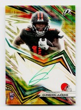 Marketplace image: 2025 Topps Resurgence Quinshon Judkins RC Neon Initiates SuperFractor Auto 1/1