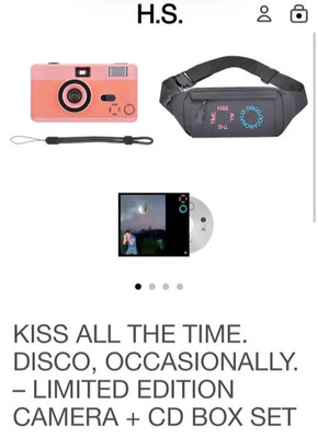 HARRY STYLES KISS ALL THE TIME. DISCO, OCCASIONALLY. CAMERA + CD BOX SET