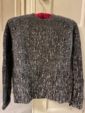 Gorgeous Grey Patterned Cosy  Jumper By Cos Size S