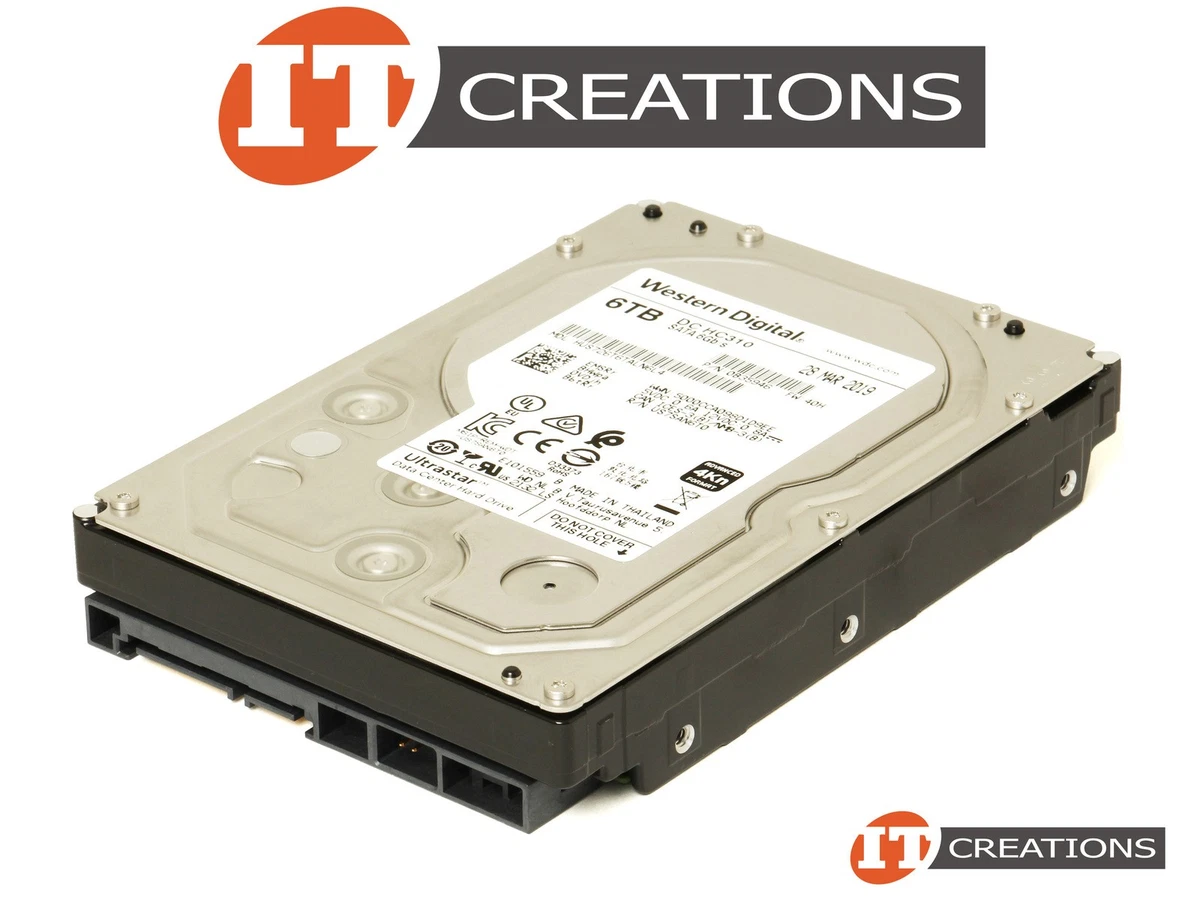 WESTERN DIGITAL 6TB SATA III 3.5 ULTRASTAR DC HC310 6GB/S HDD