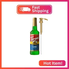 Torani Lime Syrup for Drinks, Flavoring for Iced Tea, Limeade, and Sodas, Pump I