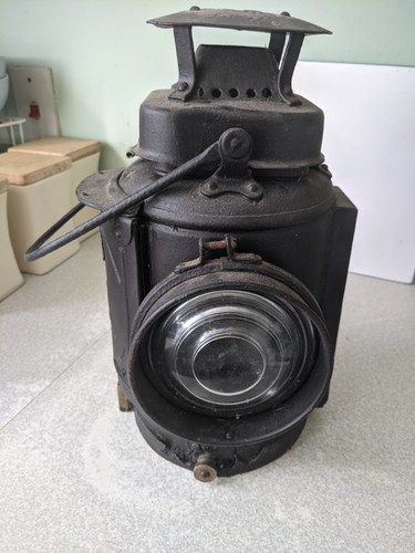 ANTIKE / VINTAGE LMS EISENBAHN ADLAKE NICHT SCHWITZENDE SIGNALLEUCHTE / LAMPE