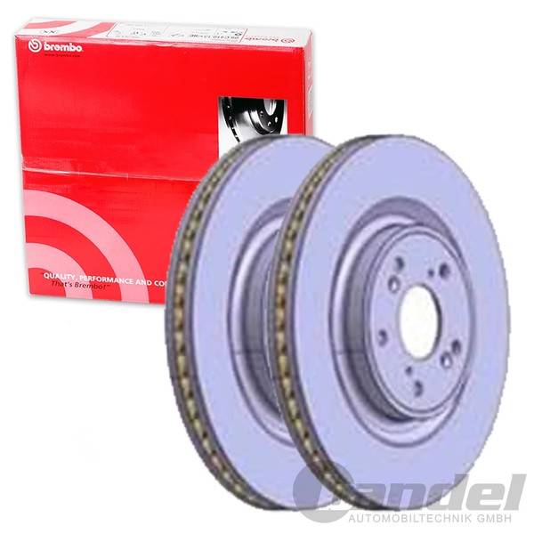 2X Brembo Bremsscheiben 320Mm InnenbelÜFtet Vorne Passend FÜR Honda CR-V-image