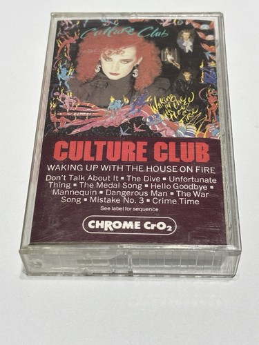 Culture Club Waking Up With The House On Fire Music Cassette Tape 1984 OET 39881 - Picture 1 of 6