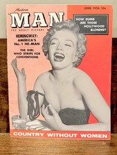 MARILYN MONROE - MODERN MAN MAGAZINE JUNE 1956 GREAT COVER SUPER NICE!