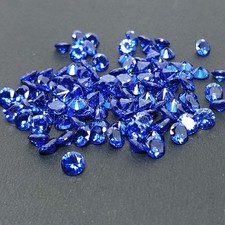 Natural Blue Sapphire 6 mm Round Cut 16 Pc Loose Gemstone