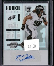2017 Panini Contenders Optic - Rookie Ticket Autographs #176 Elijah Qualls