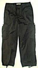LEVI'S '94 Baggy Men's 6-Pocket Cargo Pants Black W29 L30 Drawstring Cuffs