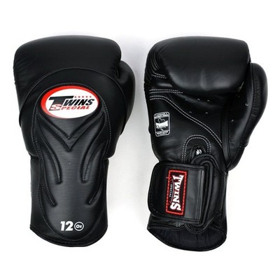 Twins Special Muay Thai Boxhandschuhe Leder Deluxe BGVL6 schwarz 14 oz.