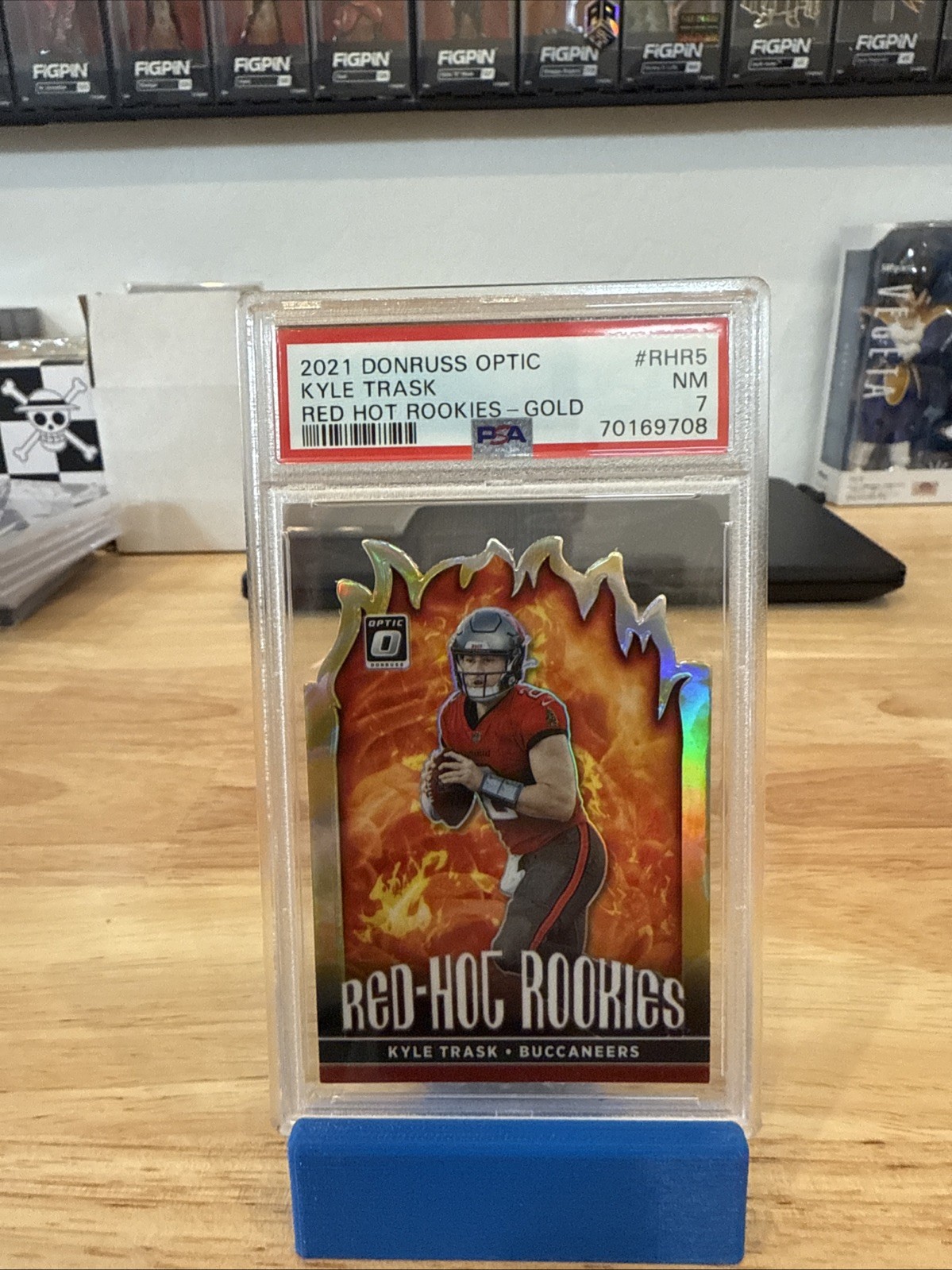 Kyle Trask Panini Donruss Optic Red Hot Rookies #RHR5 Gold