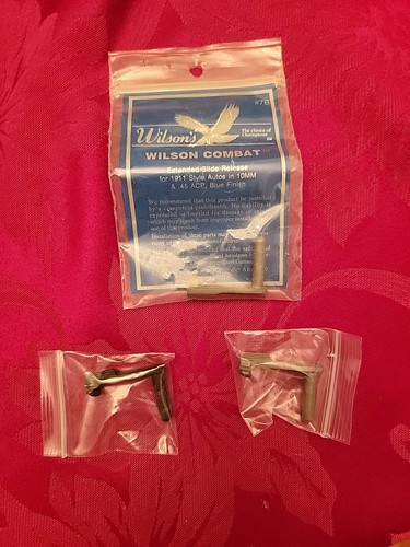 Wilson Combat 102B Slide Stop Release for 1911 .45 ACP Government Blued Finish(3