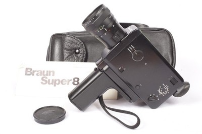 Braun Nizo S126 Super 8 Camera w/ Schneider Variogon Lens [TESTED/WORKS]