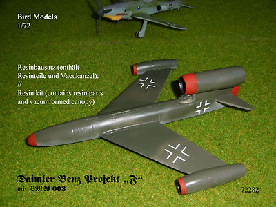 Daimler Benz Project ''F'' with BMW 003 1/72 Bird Models Resin Kit / Resin Kit