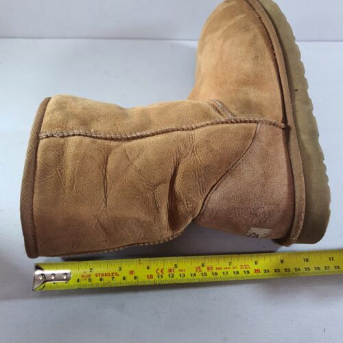 UGG Boots Men's Chestnut Classic Bailey Ankle boots Sheepskin Size UK 12 US 13 - Picture 24 of 24