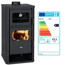 Kochen Kaminofen Holzofen mit Backofen Kamin Prity FM D 12.1kw BImSchVII