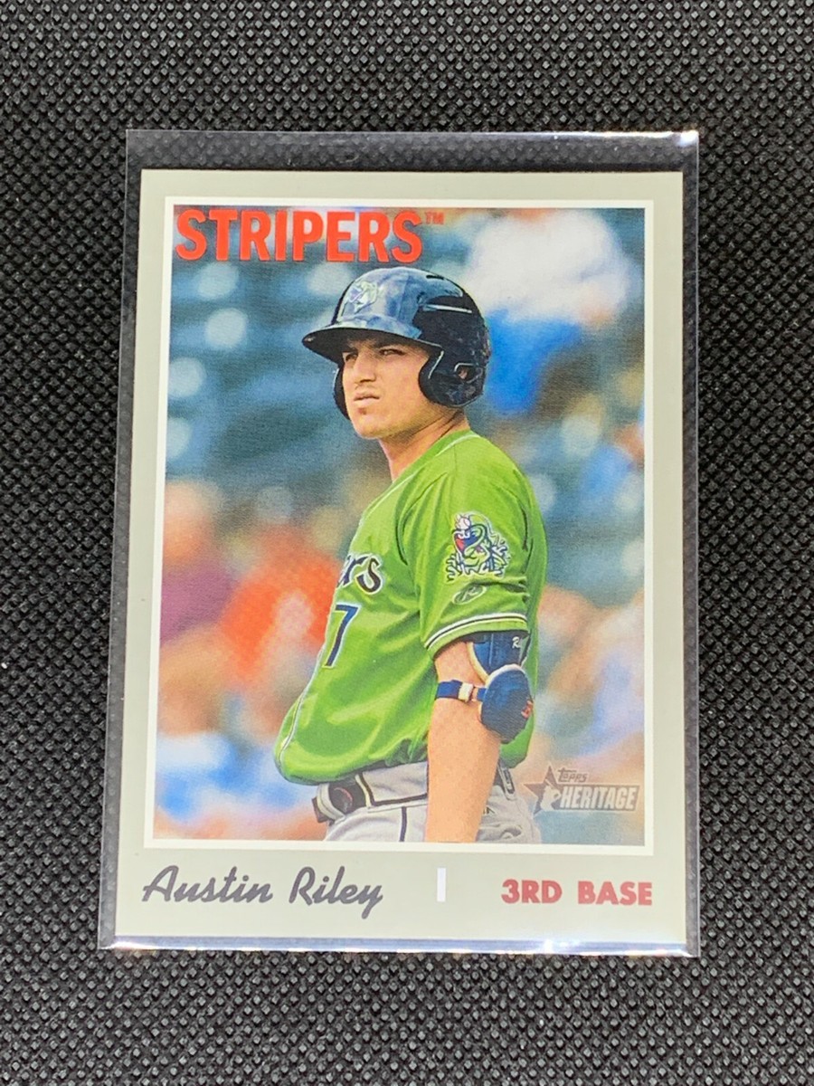 2019 Topps Heritage Minors #160 AUSTIN RILEY RC Rookie Atlanta 
