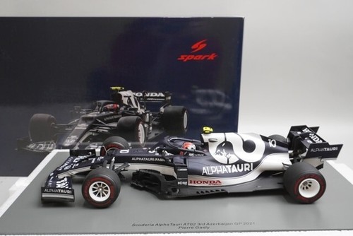 1:18 Spark 18S591 AlphaTauri Honda AT02 Azerbaijan GP 3rd 2021 #10 P.Gasly - Picture 15 of 16