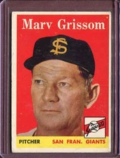 1958 Topps 399 Marv Grissom VG-EX #D50427
