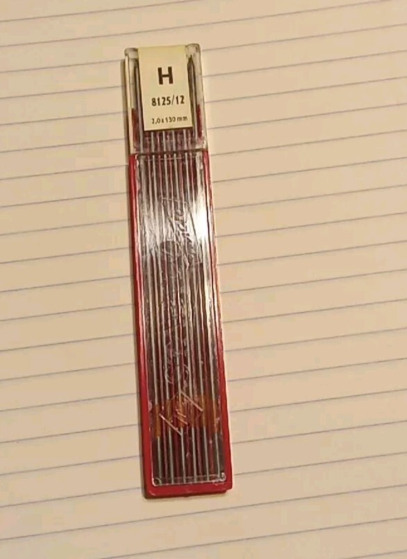 Unused VTG SWAN Stabilo Micro 8125 Drawing Lead H 2x130mm 12