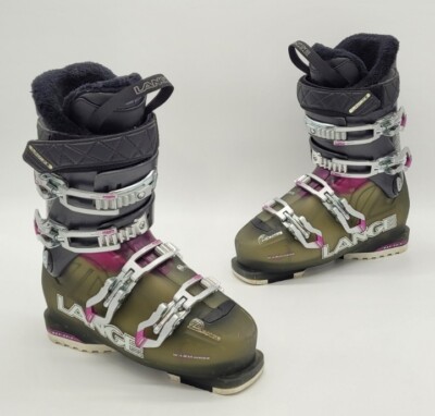 Lange SX 80 Purple Ski Boots Women's Mondo Size 286mm
