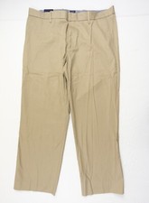 Gap Pants Mens 36x30 Beige Khakis Relaxed Fit Wrinkle Resistant Straight Leg New