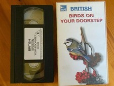 British Birds On Your Doorstep RARE RSPB VHS Video  1999