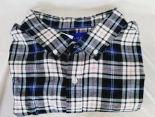 Button Up Shirt Men's Size XL Long Sleeve Blue PLAID New Simply Styled