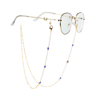 Eyeglass Chain Sunglasses Read Glasses Holder String Eyewear Lanyard  Necklace ↷