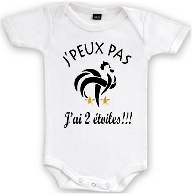 Baby Toddler Clothing Body Fille J Peux Pas Champions Du Monde Coupe Du Monde 2018 Equipe De France Clothing Shoes Accessories Vishawatch Com