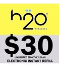 $30 H2O Fast Refill | Top Up