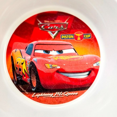 🏁 ZAK! Designs Disney Pixar Cars Cereal Bowl 🚗 Lightning McQueen 6.5" VGC - Picture 2 of 4