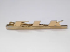 Vintage tie clasp, Hickok,E L K initials