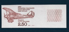 timbre France essai de couleur traversée Paris New York  1980 num PA 53 **