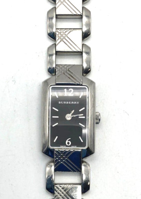 Burberry Heritage Bu4210 Stainless Steel Silver Dial Quartz  5.5'' New battery